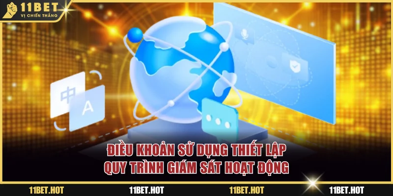 Điều khoản sử dụng thiết lập quy trình giám sát hoạt động