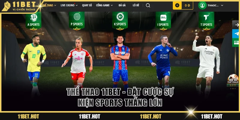 Thể Thao 11BET - Đặt Cược Sự Kiện Sports Thắng Lớn