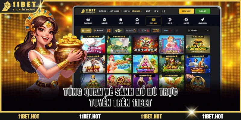 Tổng quan về sảnh nổ hũ trực tuyến trên 11BET