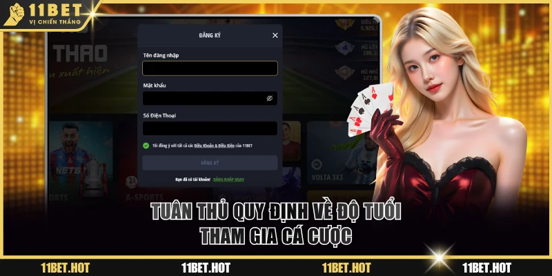 Tuân thủ quy định về độ tuổi tham gia cá cược